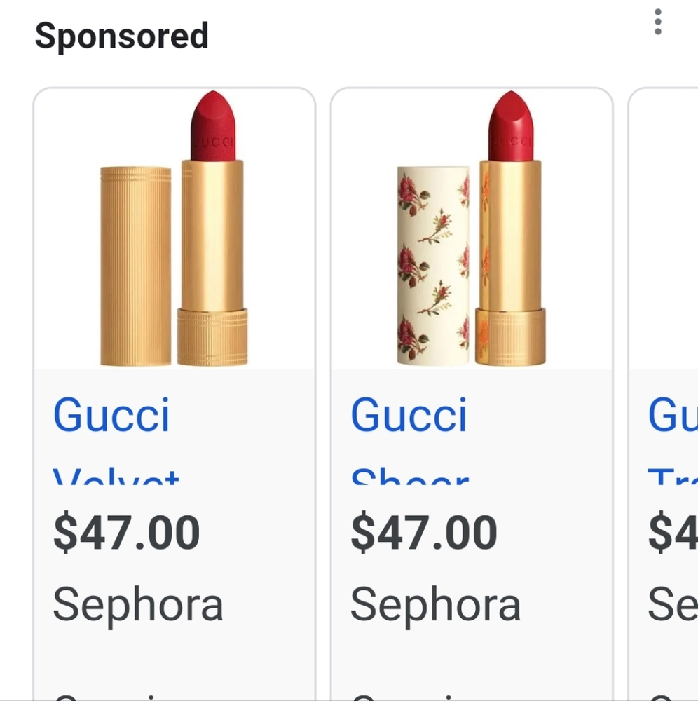 Gucci Goldie Red Matte Lipstick Nib retail $47 - Picture 5 of 9
